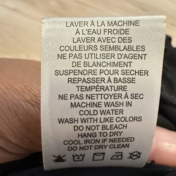 Rachel Zoe Women Medium Blouse‎ Mock Neck Sleeveless Black - Picture 7 of 9